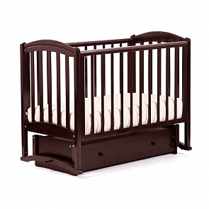 Кровать детская БИ 09.2 Василек маятник поперечный, махагон (Лель, LIEL_БИ 09.2_махагон)